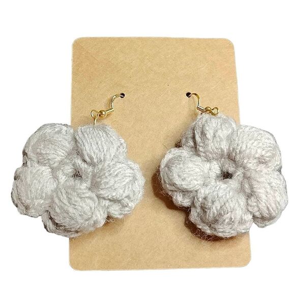 Crochet Handmade Dangle Earrings - Picture 1 of 1